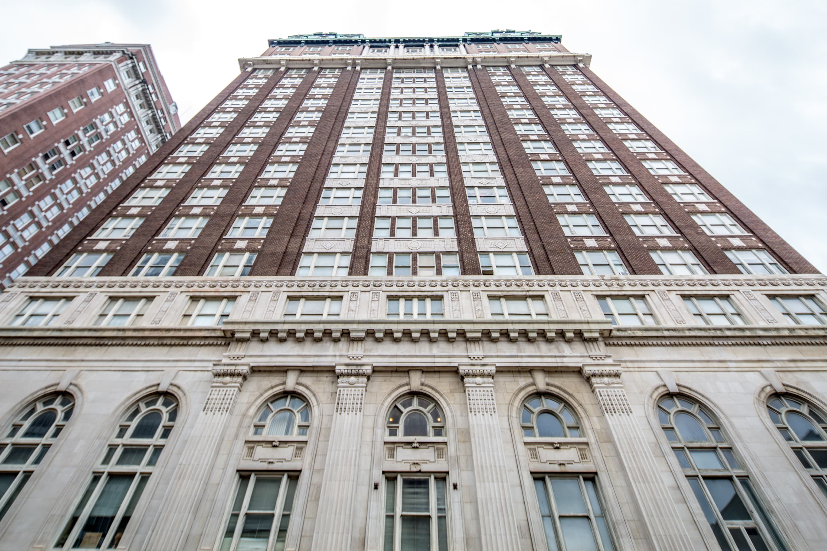Exchange Building — street view from Jefferson Avenue