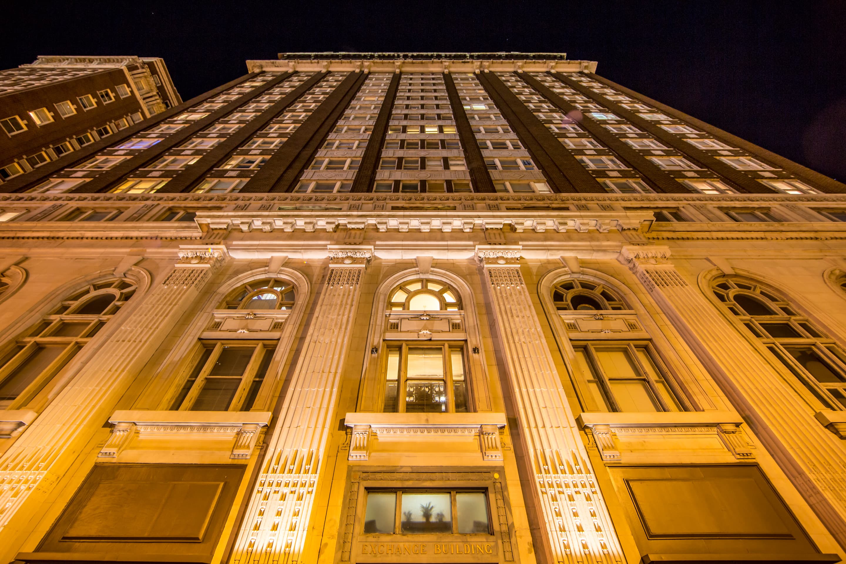 Exchange Building — suite living area